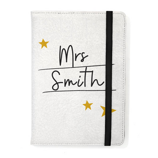 Star Print Name Notebook - Personalised