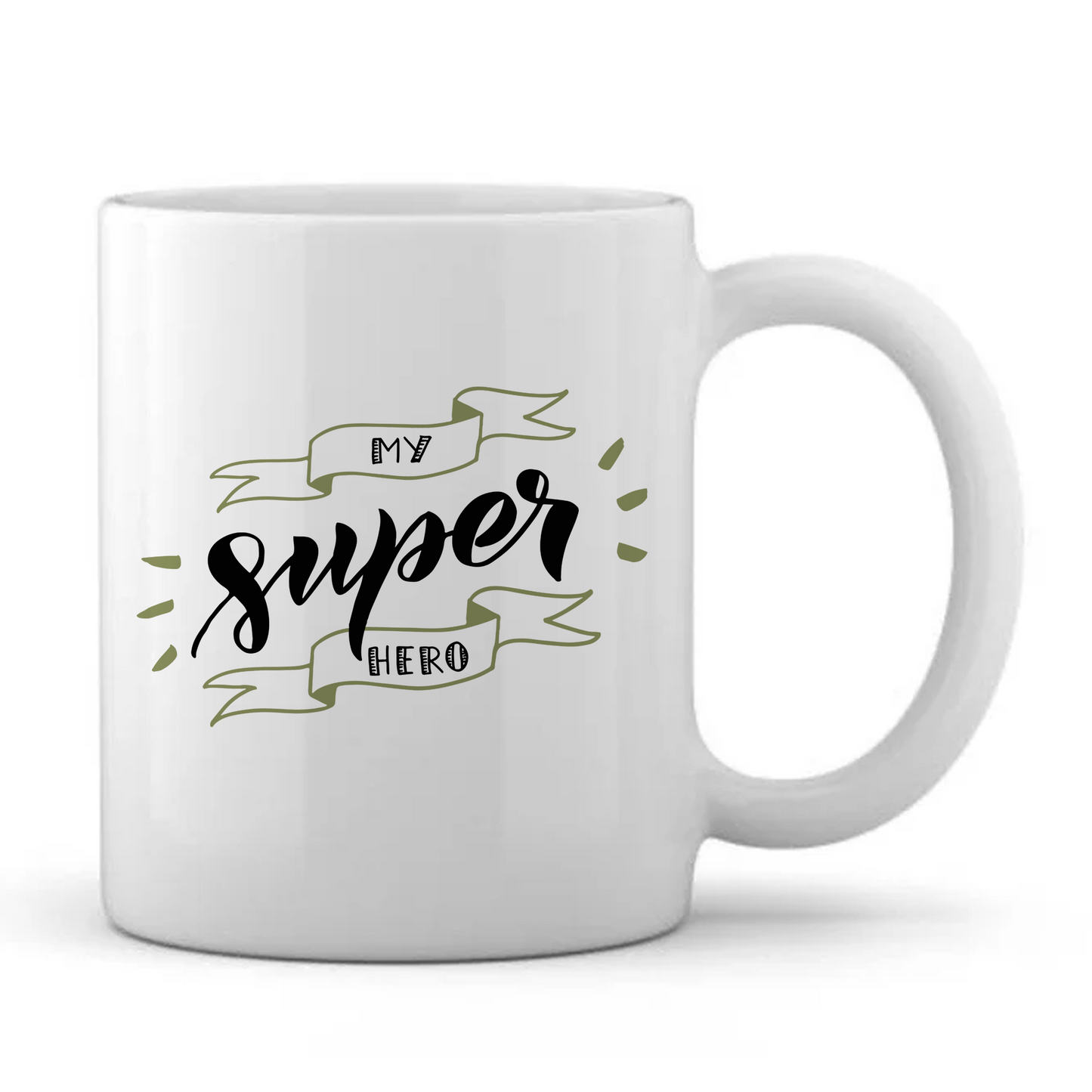 My Super Hero Daddy/Dad/Pops/Step-Dad/Grandad Mug - Personalised