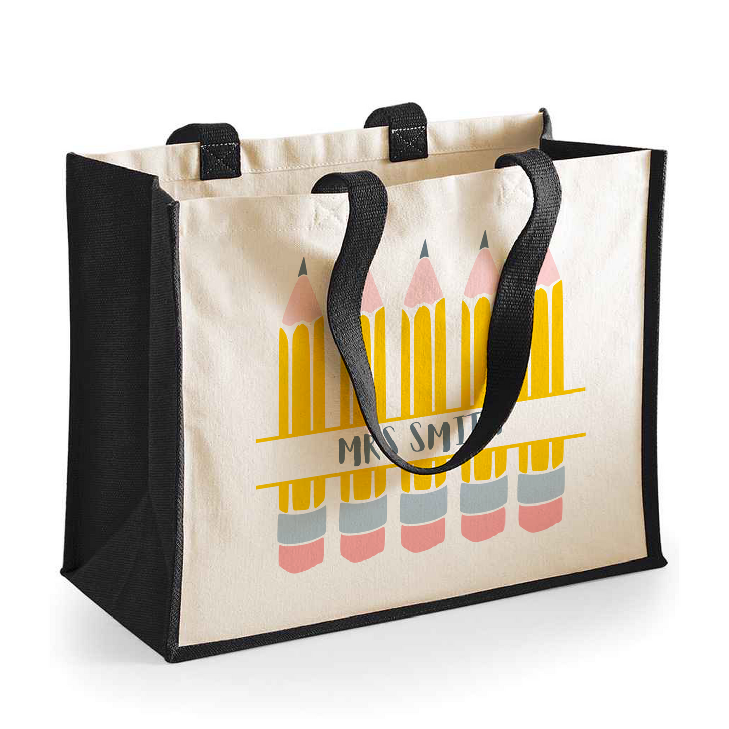 Pencil Teacher - Large Shopping Bag