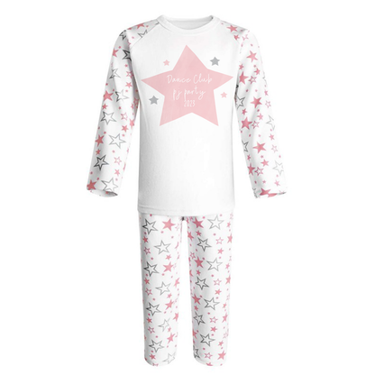 Pink star Personalised Pjs