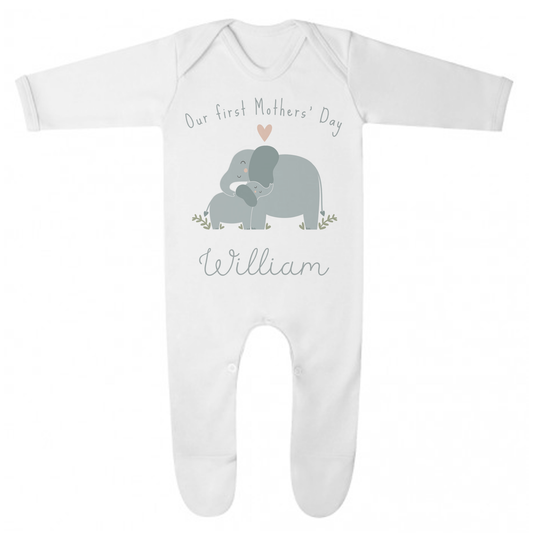 Our First Mothers' Day - Personalised Baby Grow