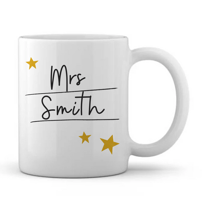 Star Teacher Mug - Personalised