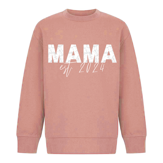 Personalised Mothers' Day Sweater - Marble Mama Design