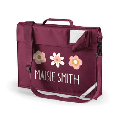 Flower Design - School Bag