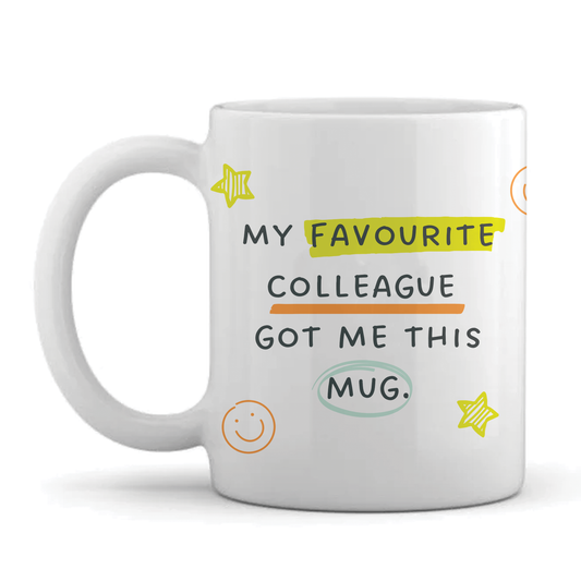 Personalised Work Mug - Favourite Colleague Design