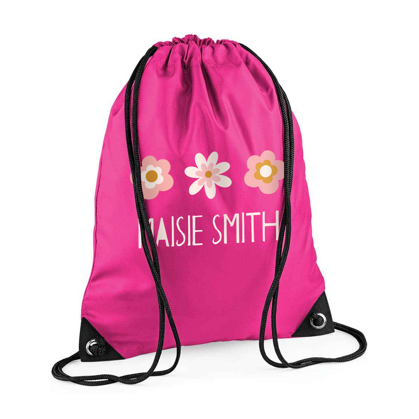 Pe Bag - flowers - Personalised