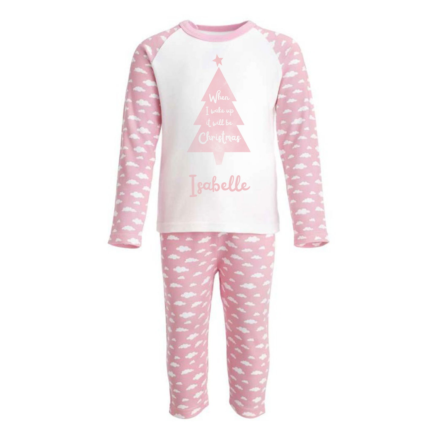 When I wake up it will be Christmas - Personalised - Cloud Pyjamas