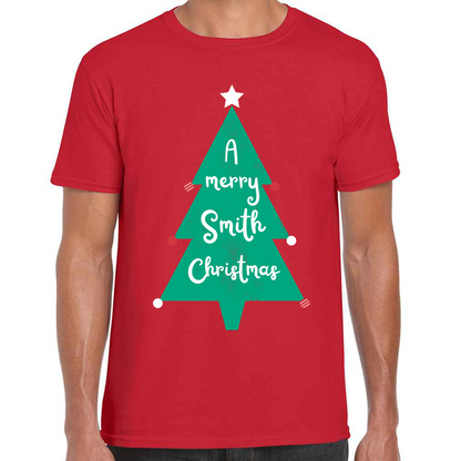 Family Name - Personalised - Christmas T-shirt