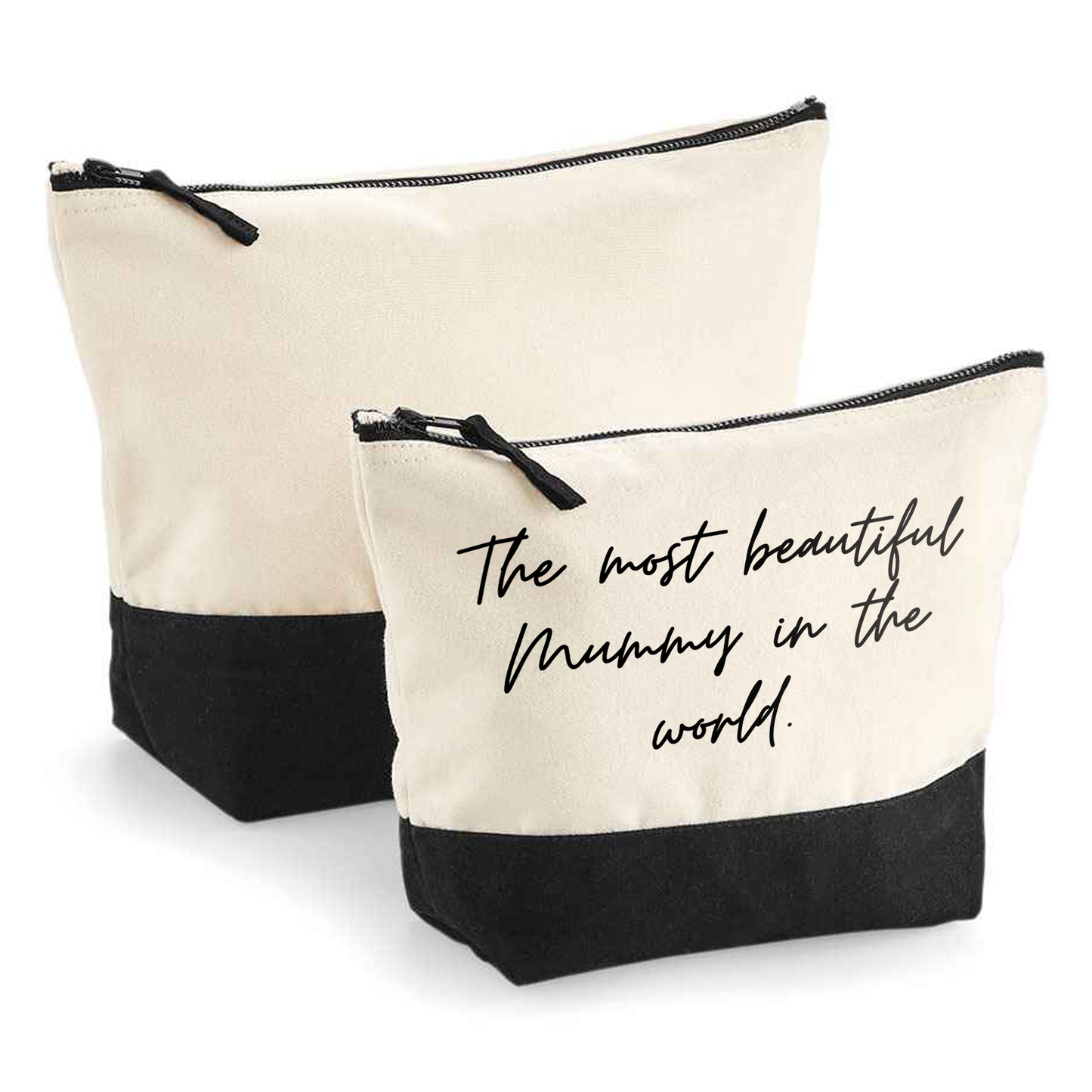 Canvas Makeup Bag - Mothers' Day Gifting - Most Beautiful Mummy Design