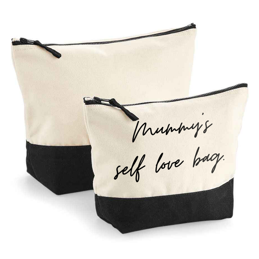 Canvas Makeup Bag - Mothers' Day Gifting - Self Love Design