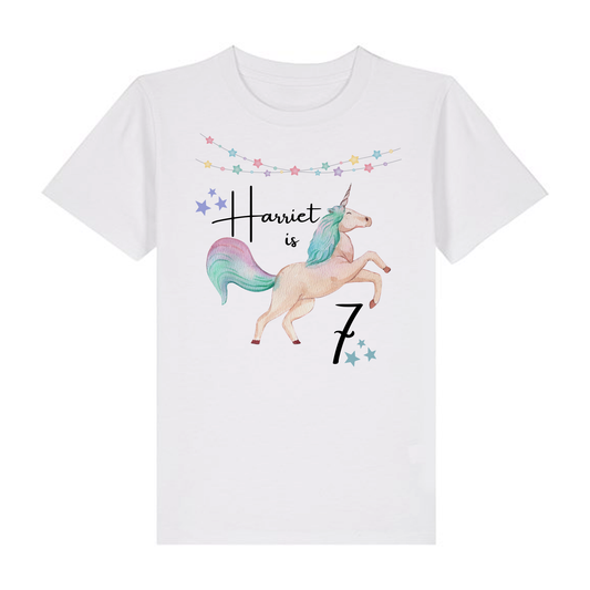 T-shirt - Unicorn star - Personalised