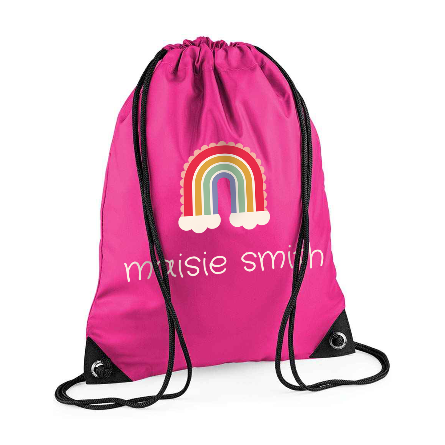 Pe Bag - Rainbow - personalised