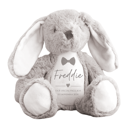 Personalised Wedding Page Boy - Bunny Teddy