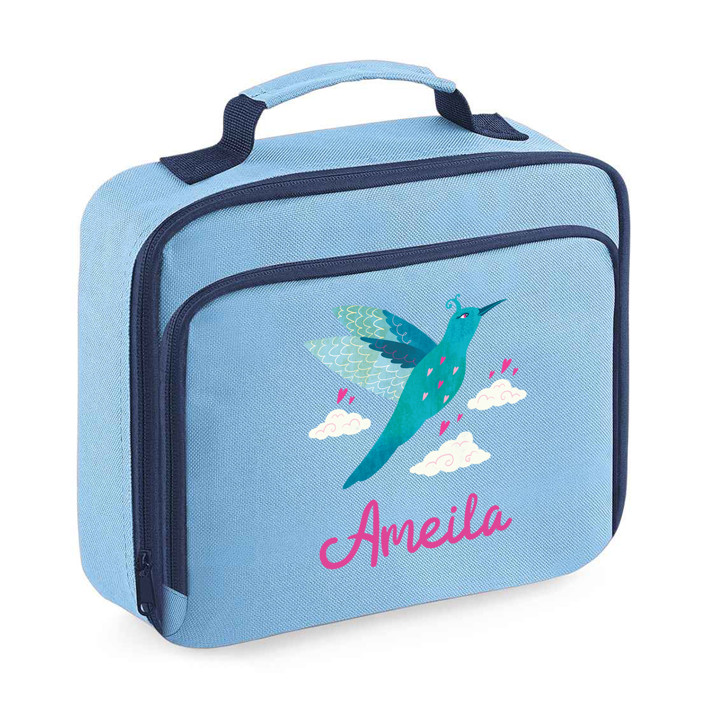 Blue Bird Personalised - Lunch Bag