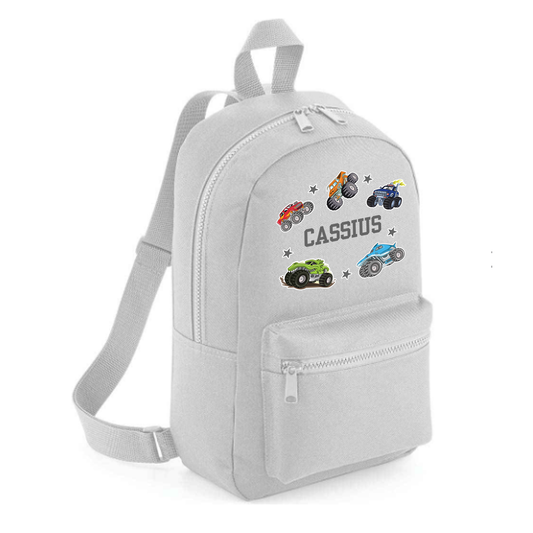 Backpack- Monster Trucks - Personalised