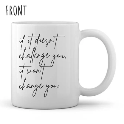 Challenge you - Mug- Personalised