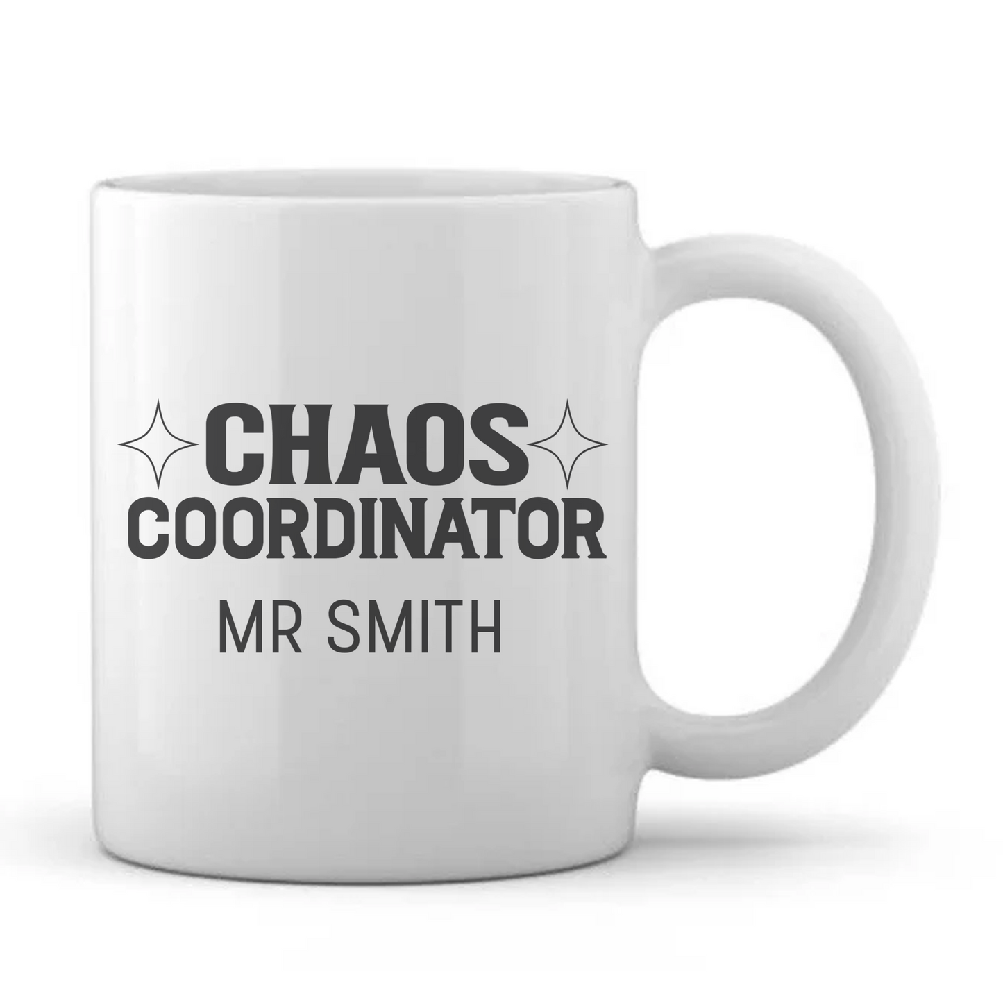 Chaos Coordinator Mug Teacher/Teaching Assistant - Personalised