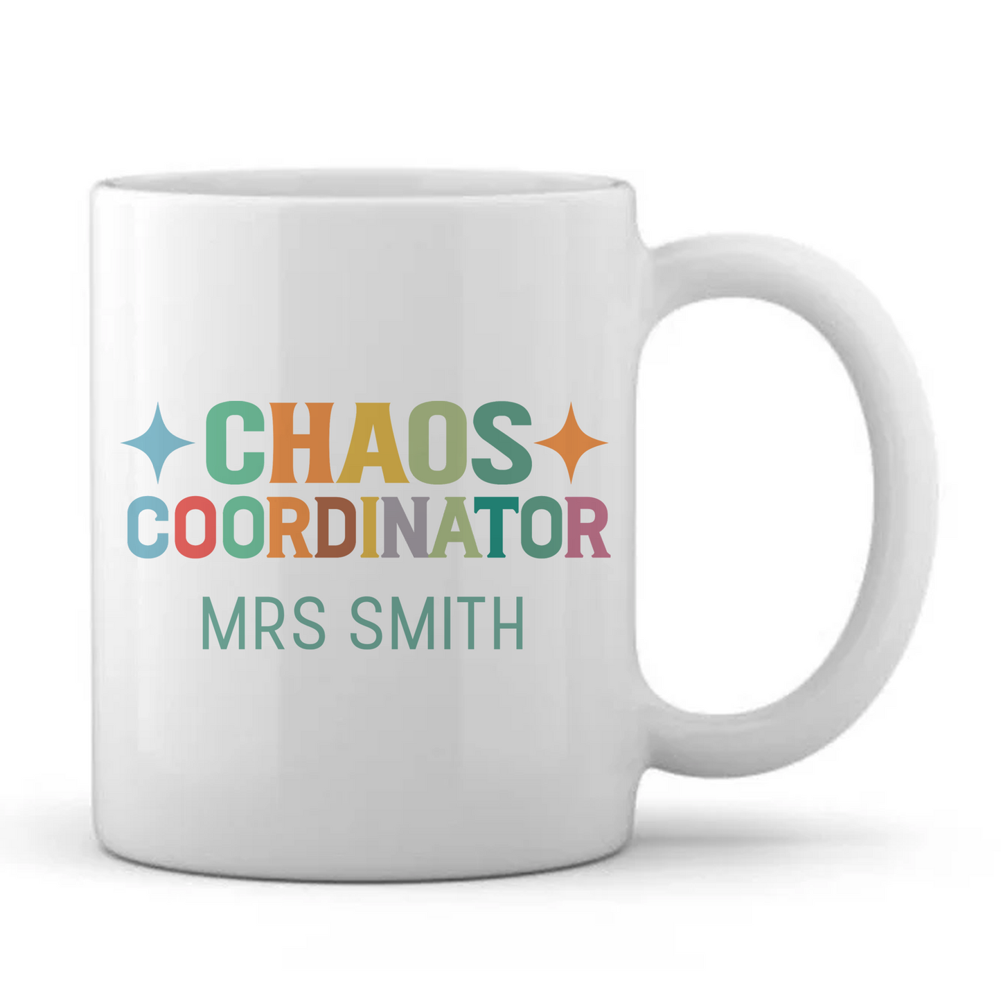 Chaos Coordinator Mug Teacher/Teaching Assistant - Personalised