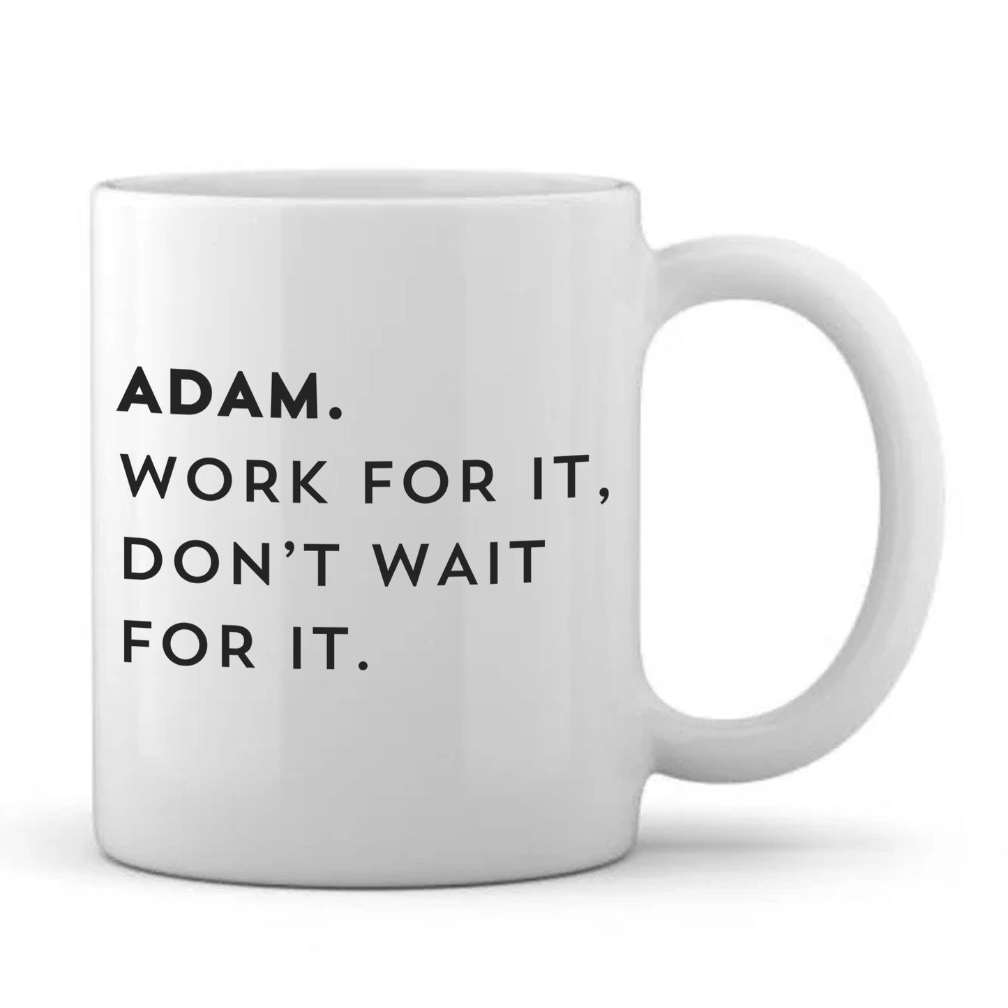 Work for it - Mug - Personalised