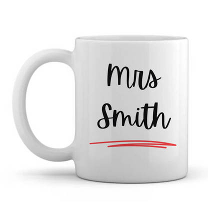 Without Teachers Life would have no Class Mug - Personalised