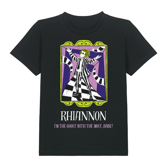 Inspired by Beetlejuice! Unisex Halloween T-Shirt - Adults & Kids - Personalised