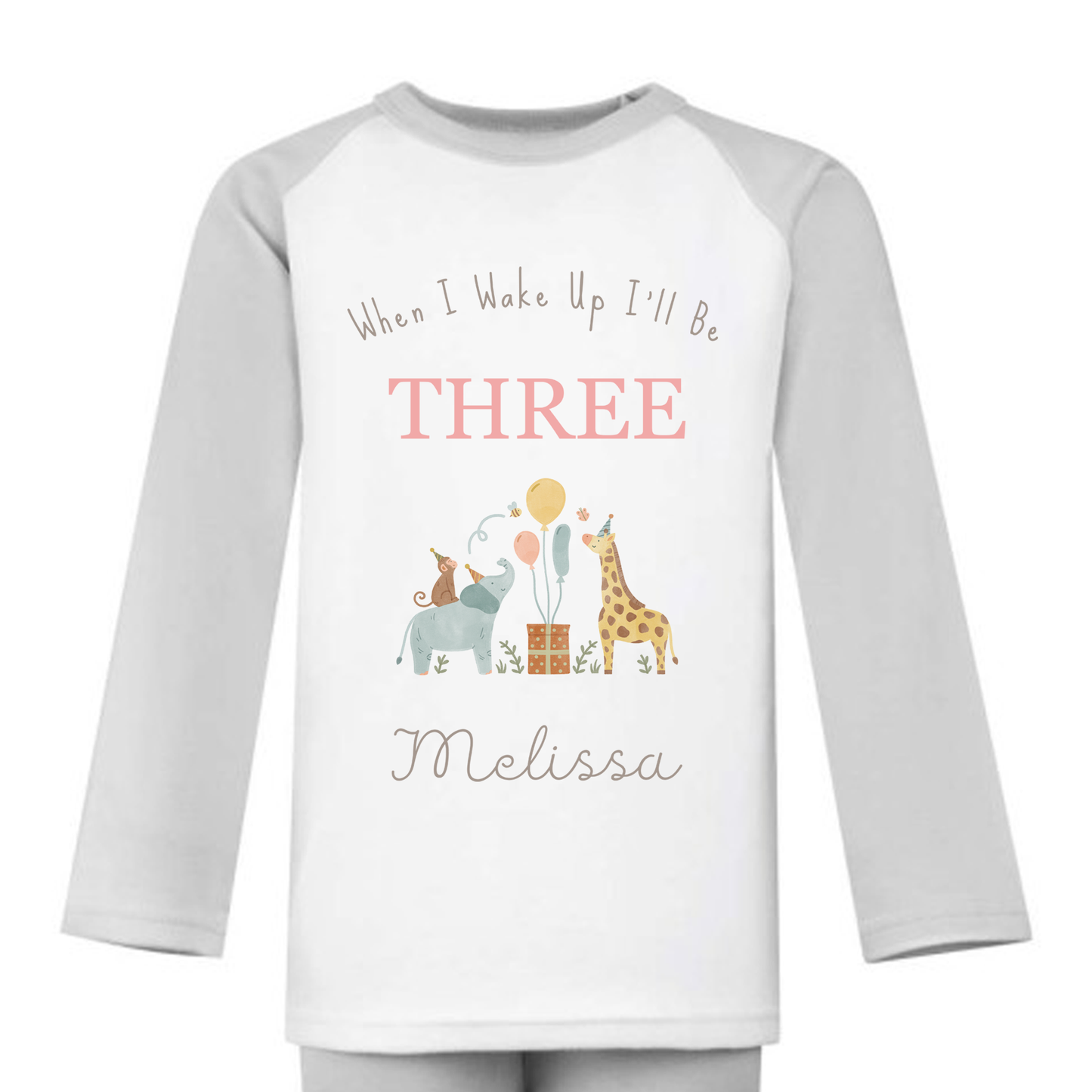 When I wake Up I'll be - Safari Party- Personalised