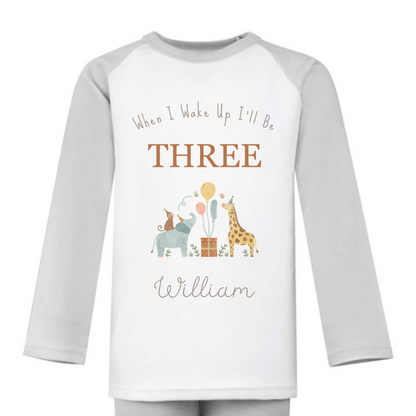 When I wake Up I'll be - Safari Party- Personalised