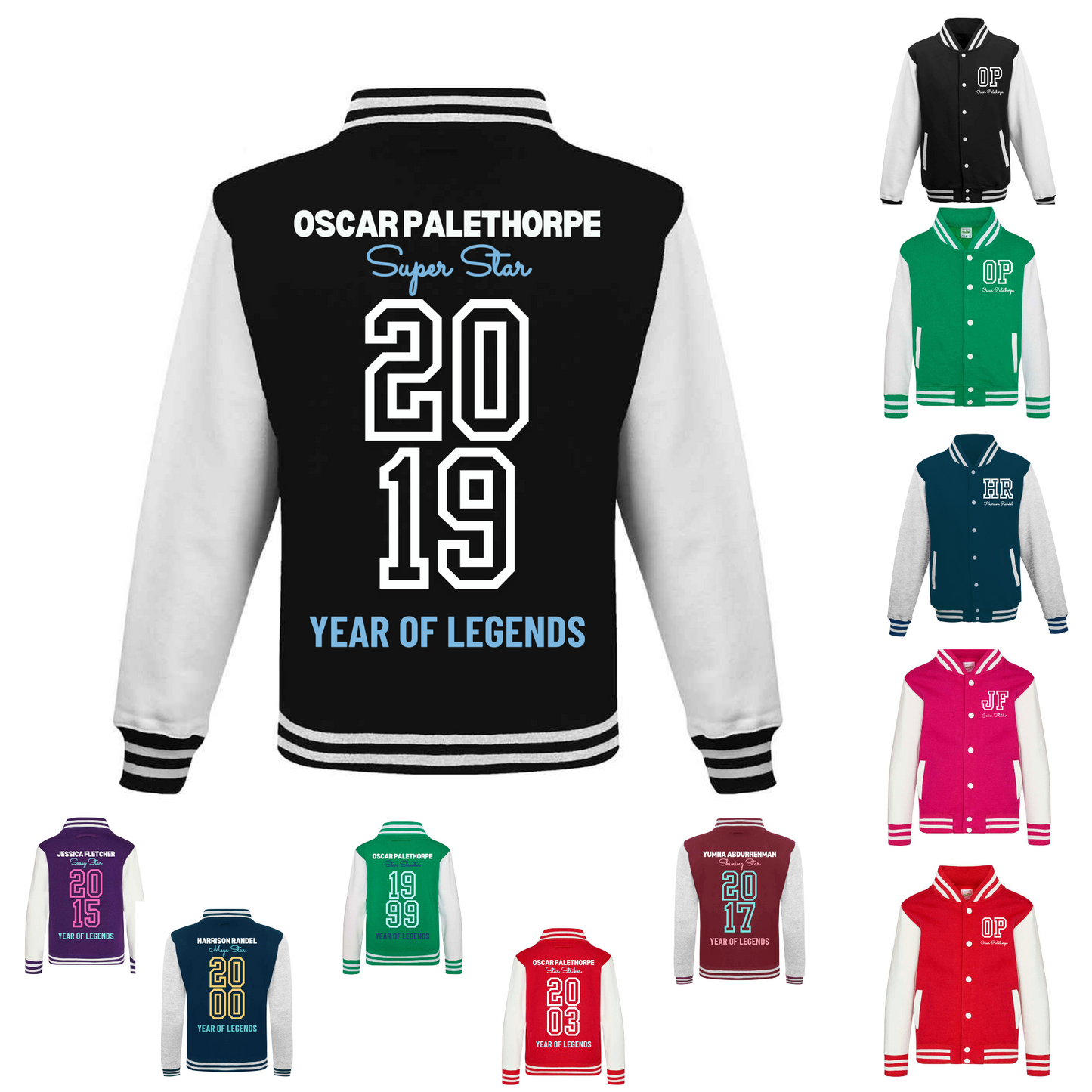 Varsity Jackets - Personalised