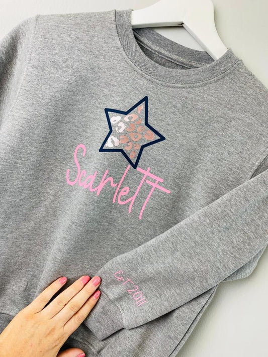 Leopard Star Jumper