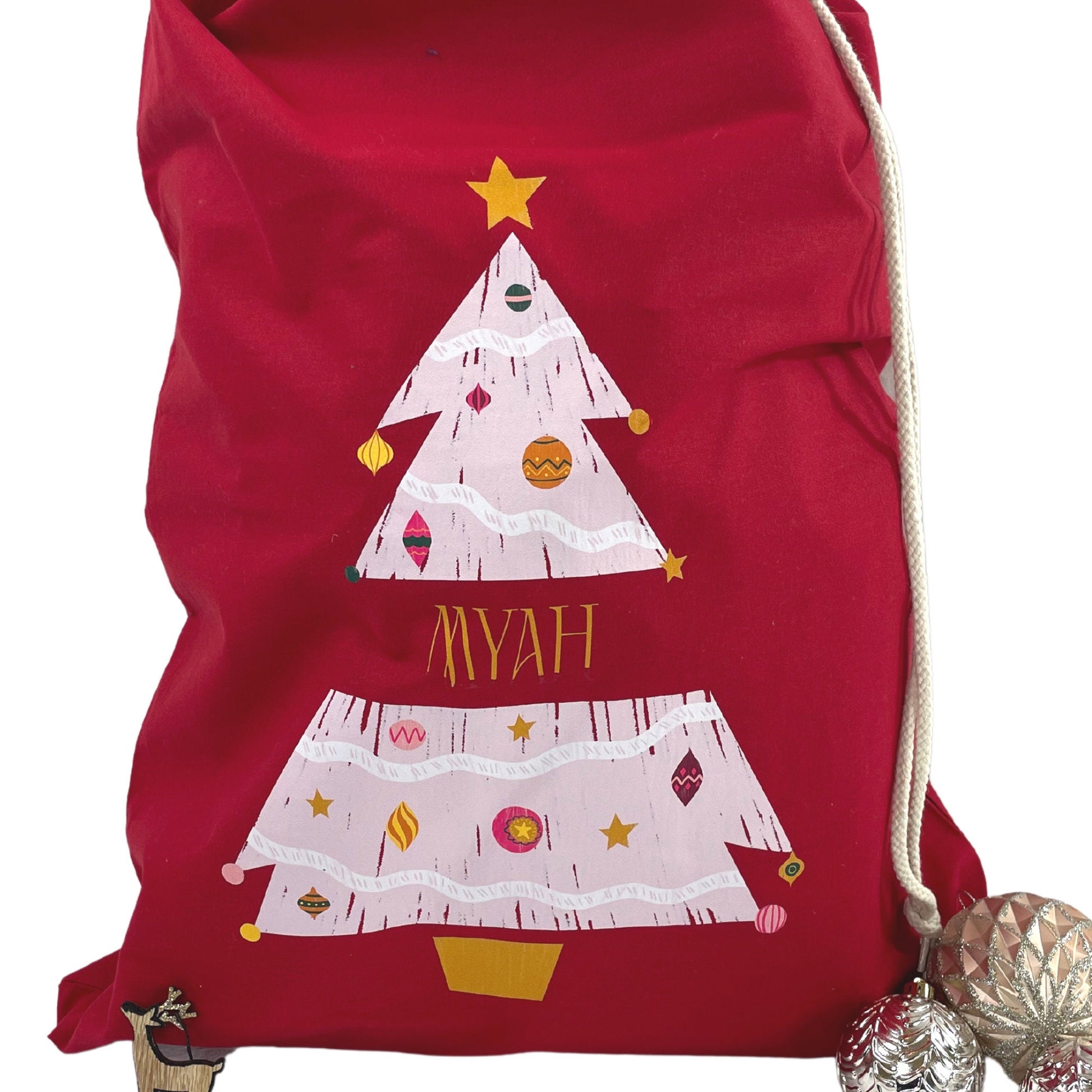 Personalised Santa Sack, Christmas Sack, Child's Christmas Gift Sack, Kids Santa Bag, Santa Toy Bag, Santa Toy Sack, Kids Christmas Gift Bag