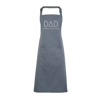 Personalised Apron for Men Gift for Dad - Barbecue BBQ Cooking Apron - Great Fathers Day Gift Idea Futuristic Dad design A15-6