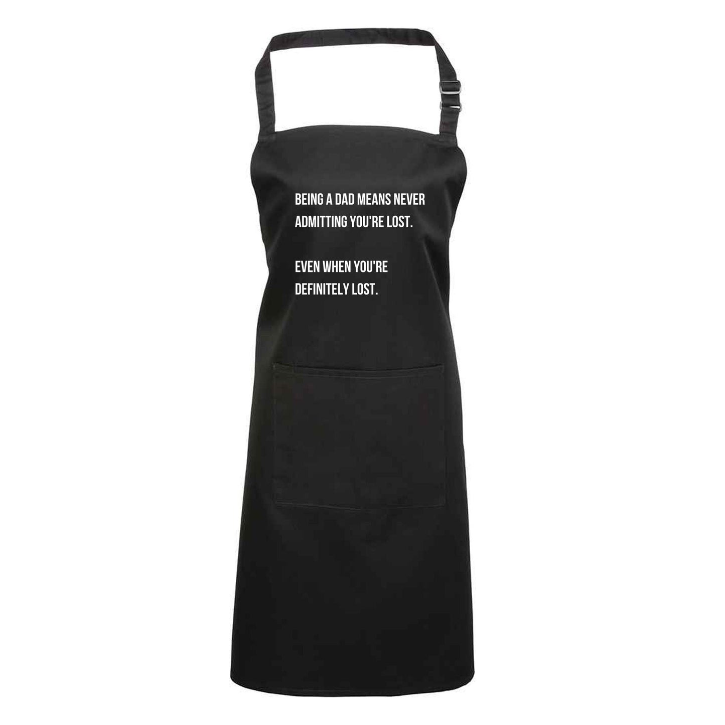 Personalised Apron for Men Gift for Dad - Barbecue BBQ Cooking Apron - Great Fathers Day Gift Idea LOST Definition of a Dad A15-15