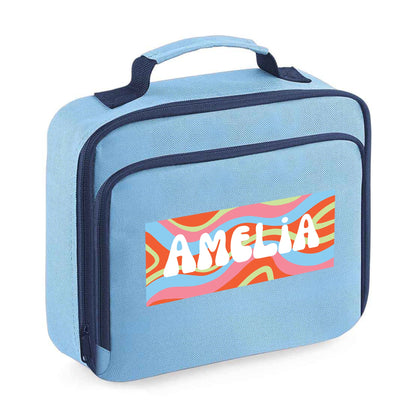 Personalised 70's Design - Lunch Bag