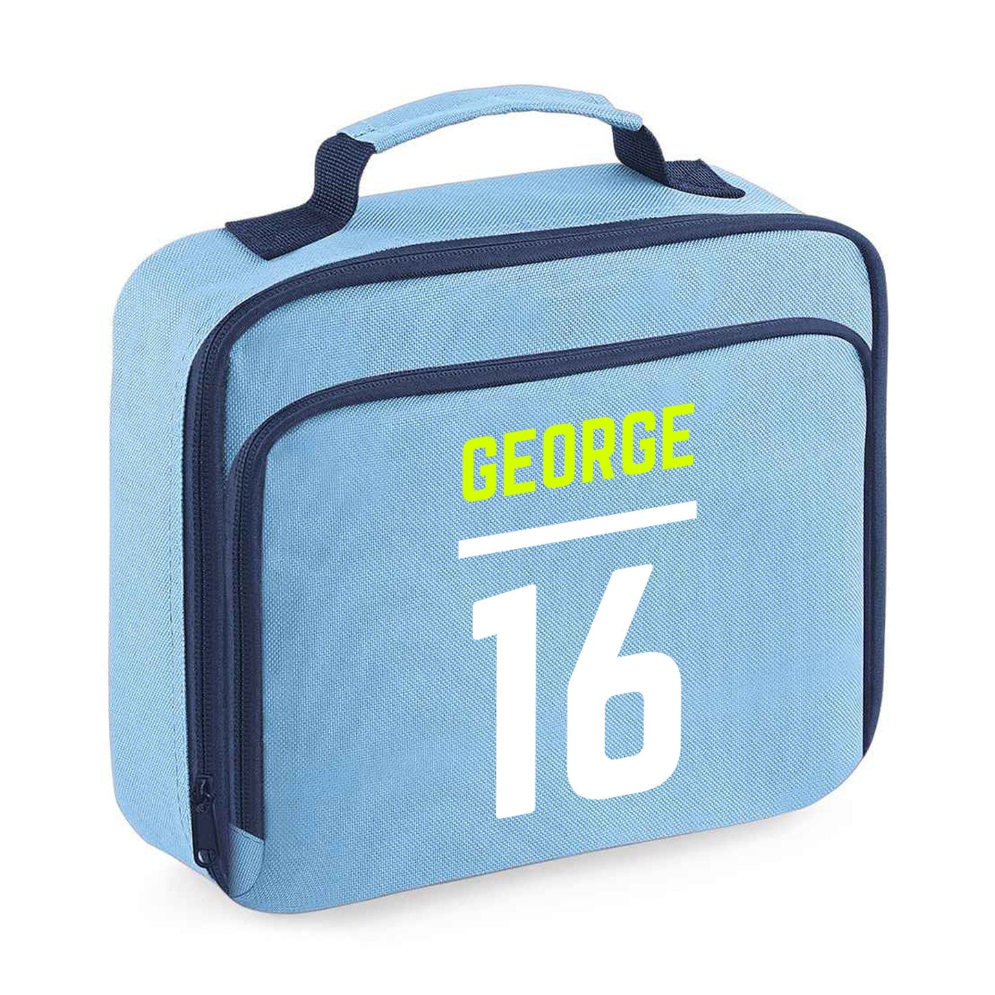 Personalised Football Number - Lunch Bag