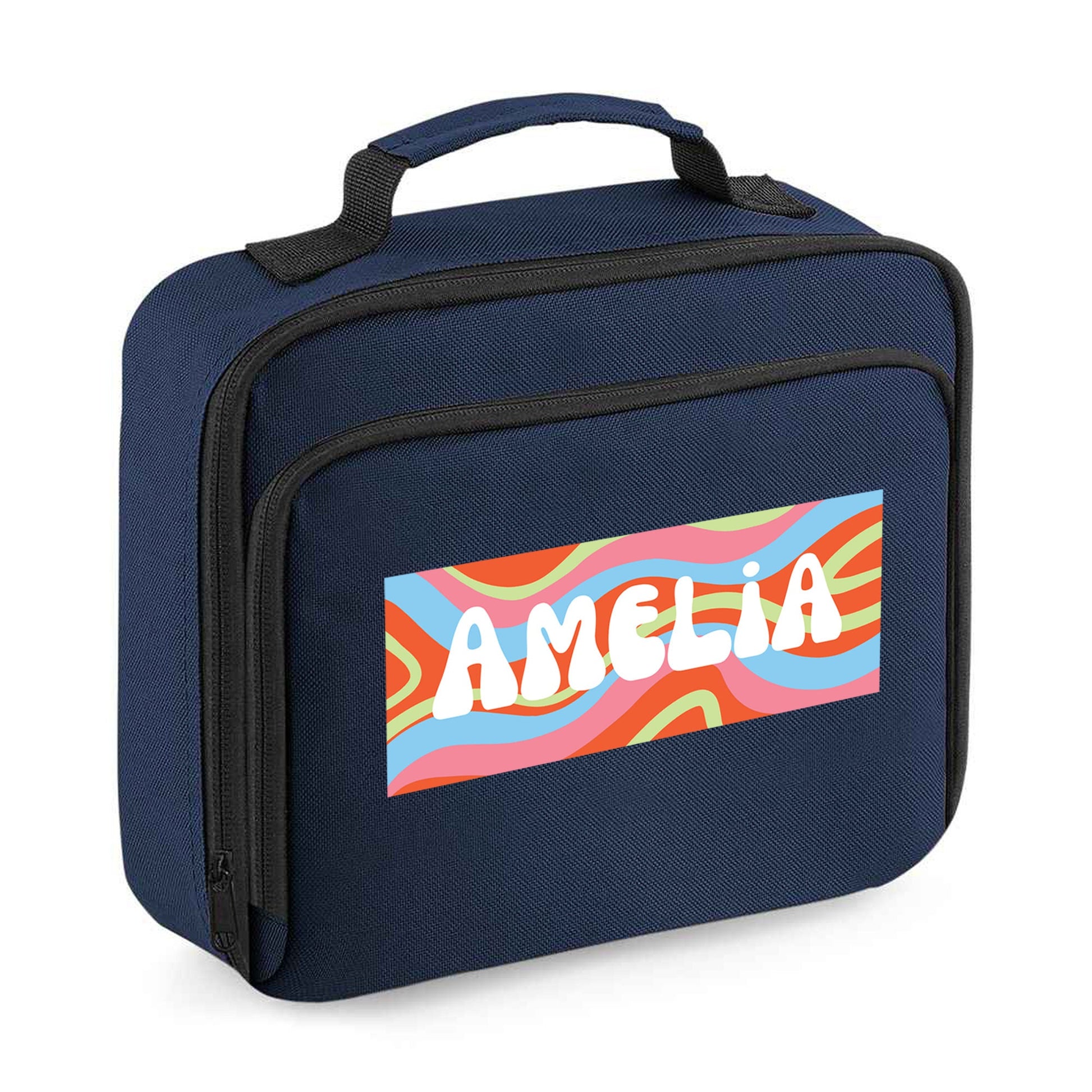 Personalised 70's Design - Lunch Bag