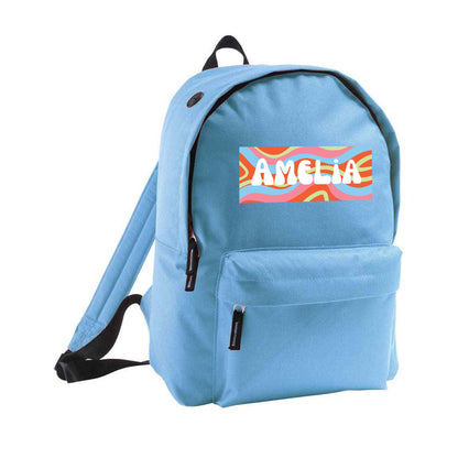 Personalised 70's Design - Backpack