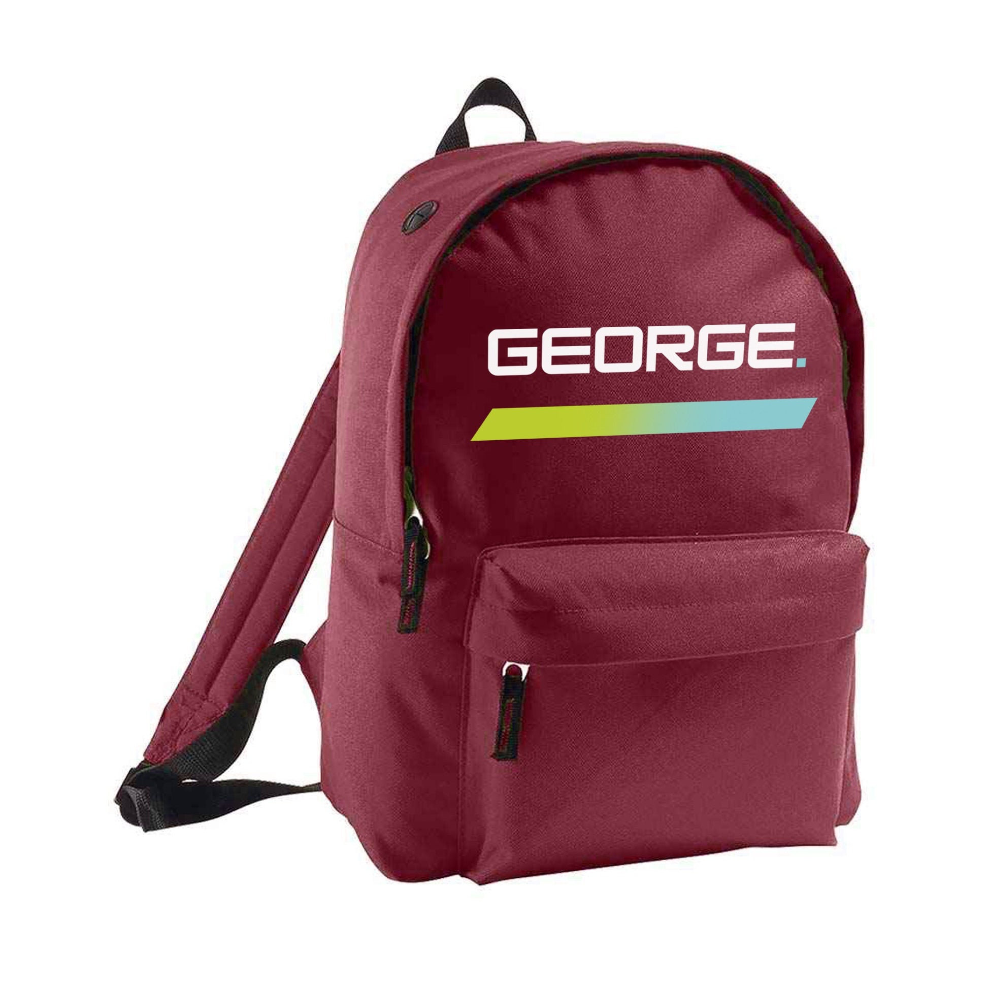 Personalised Neon Line Backpack