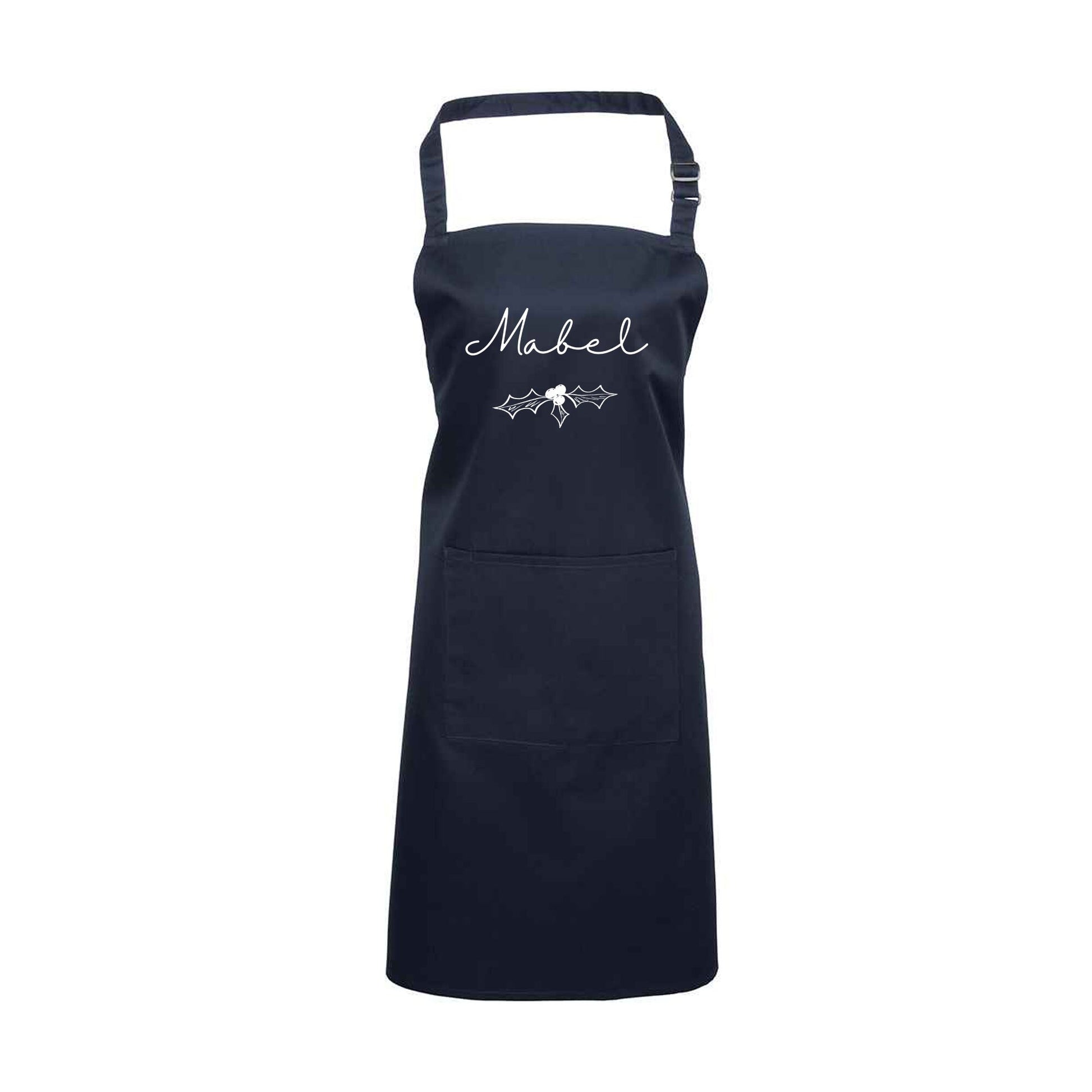 Personalised Apron - Holly - Name