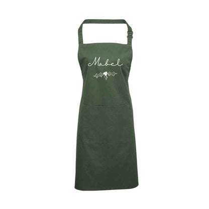 Personalised Apron - Holly - Name