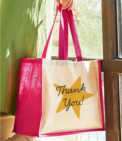 Personalised Teacher Bag, Custom Teacher Stuff Bag, Teacher Tote Bag, Teacher Gift, TA Gift, Thank You Teacher Present, Jute Lunch Bag