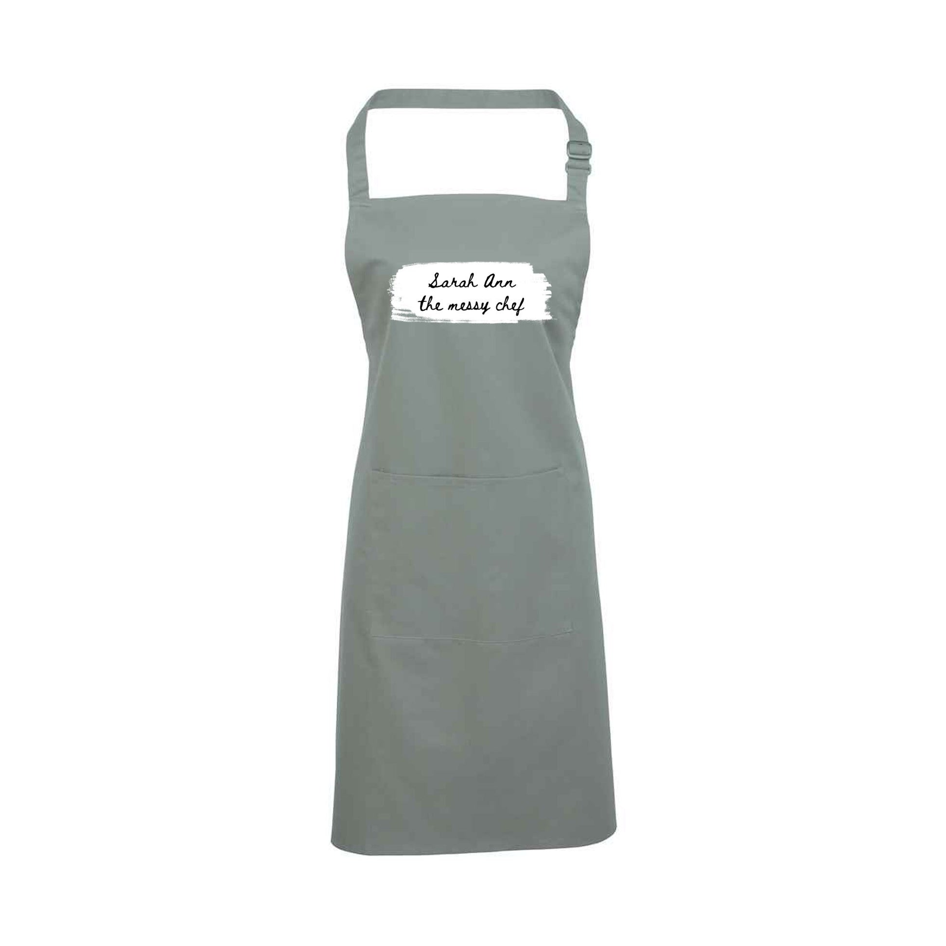 Personalised Apron - The Messy Chef- Name