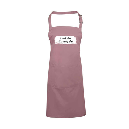 Personalised Apron - The Messy Chef- Name