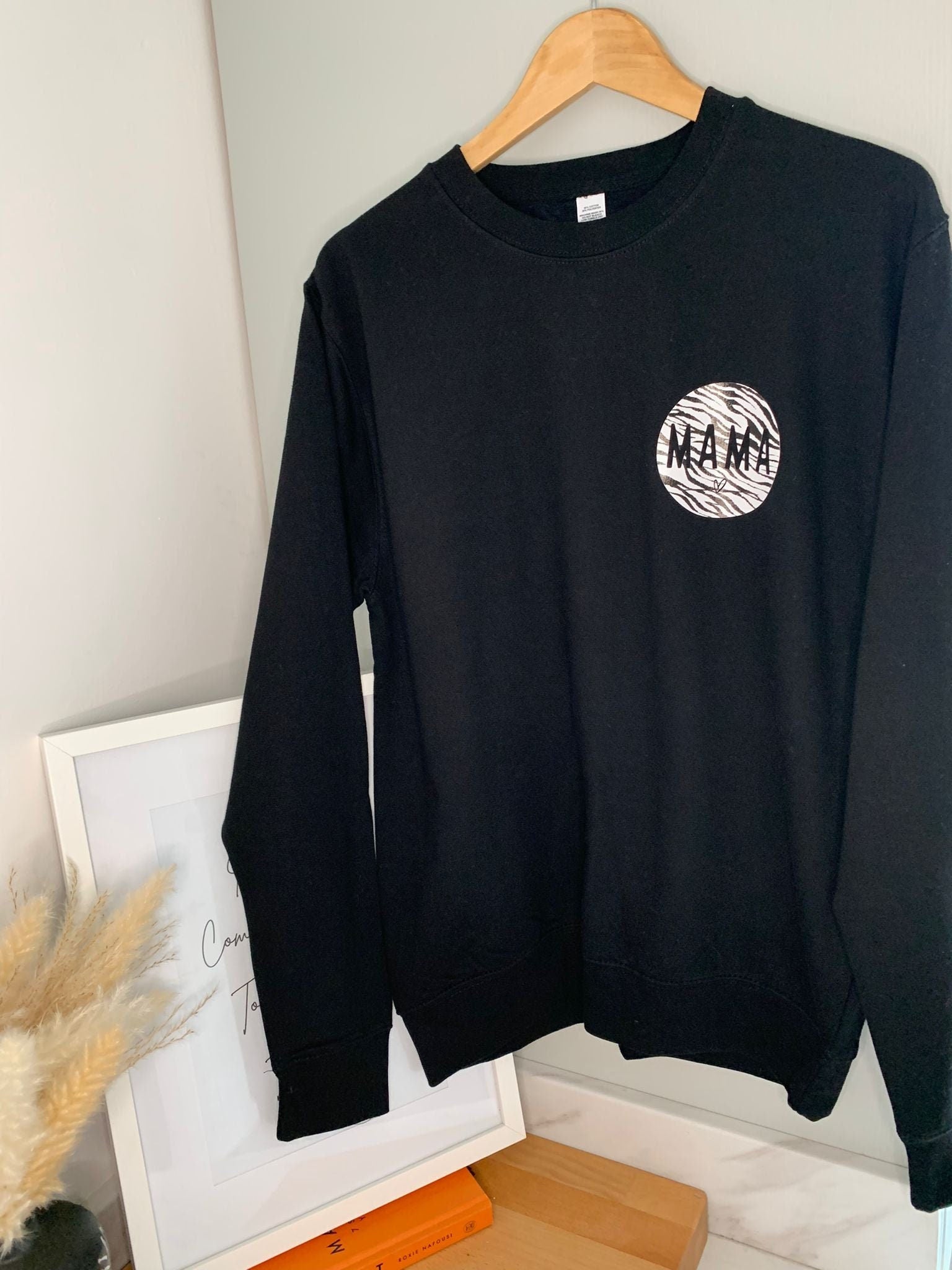 Black Zebra Mama Jumper