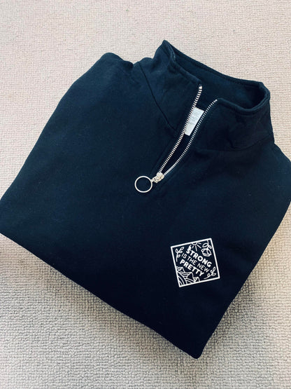 New Quarter zip jumper