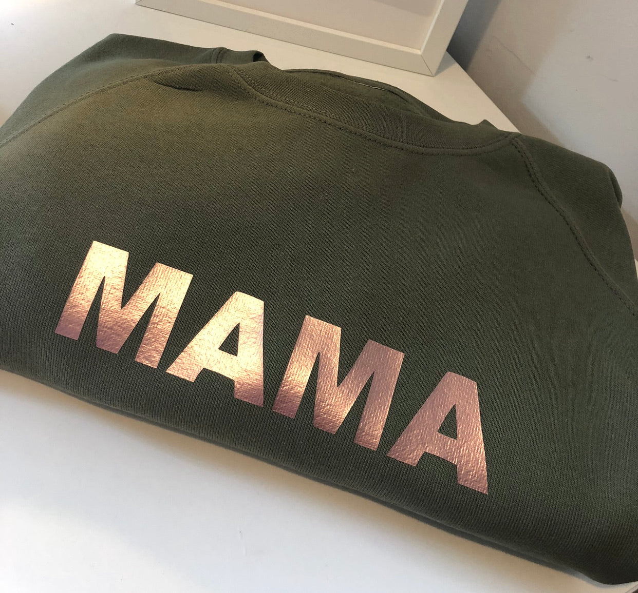 Mama khaki statement rose gold