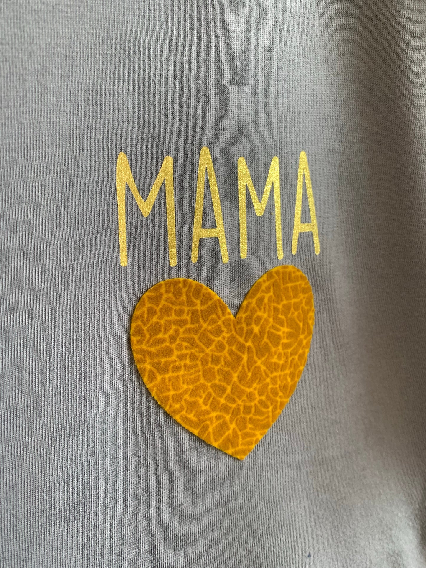 New Mama Gold Giraffe T-Shirt