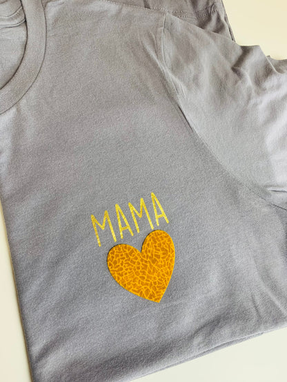 New Mama Gold Giraffe T-Shirt