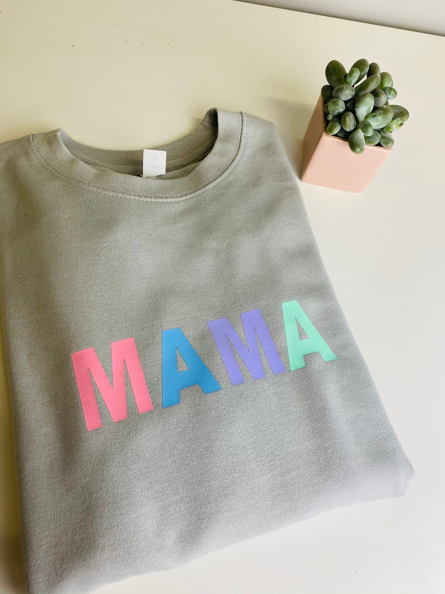 Mama pastel pewter jumper