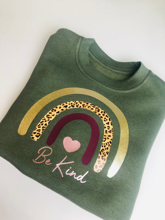 Be kind rainbow jumper