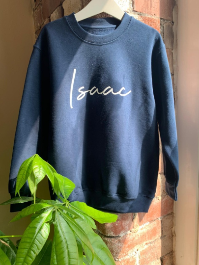 Personalised Navy Jumper